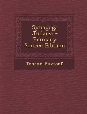 Book cover for Synagoga Judaica