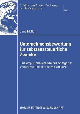 Book cover for Unternehmensbewertung für substanzsteuerliche Zwecke