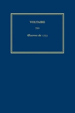 Cover of Complete Works of Voltaire 75A