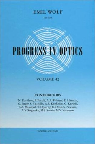 Cover of Progress in Optics