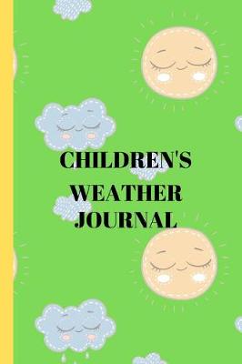 Book cover for children's weather journal