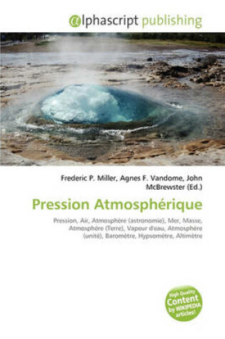 Cover of Pression Atmosphrique