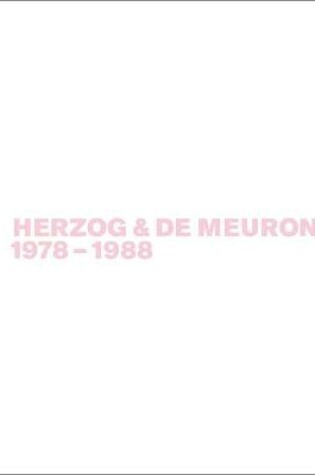 Cover of Herzog & de Meuron 1978-1988