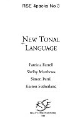 Cover of New Tonal Language