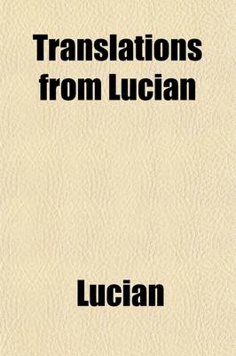 Book cover for Translations from Lucian