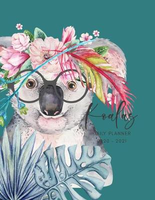 Book cover for 2020 2021 15 Months Koala Joey Daily Planner