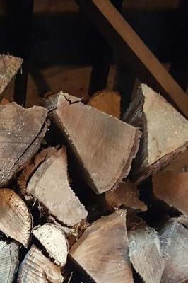 Cover of Rustic Journal Firewood Piled Woodshed