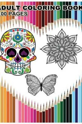 Cover of Adult Coloring Book 100 Pages