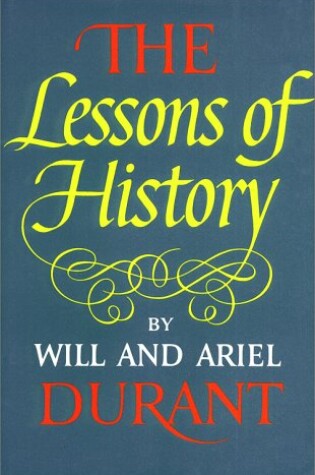 Cover of Lessons of History