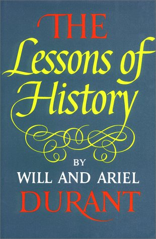 Book cover for Lessons of History