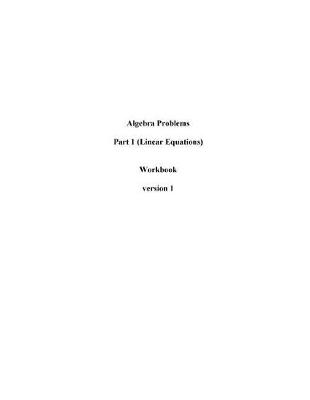 Book cover for Algebra Problems