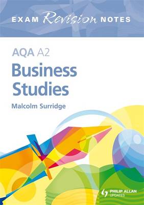 Book cover for AQA A2 Business Studies Exam Revision Notes