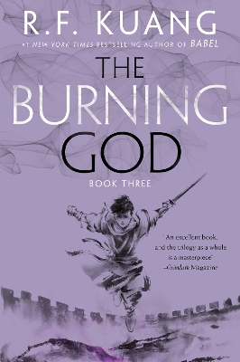 Book cover for The Burning God