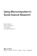 Book cover for Using Microcomputers in Social Science Research