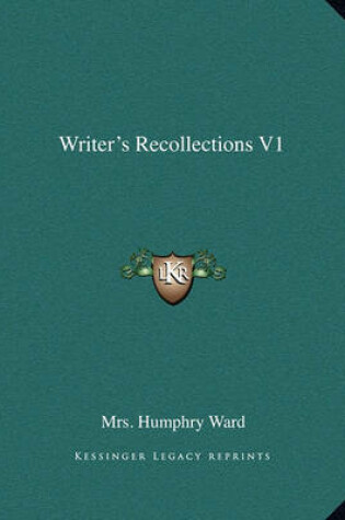 Cover of Writer's Recollections V1