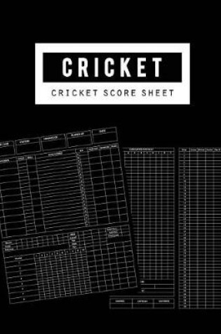 Cover of Cricket Score Sheet