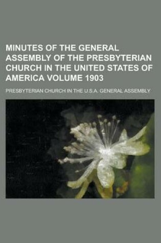 Cover of Minutes of the General Assembly of the Presbyterian Church in the United States of America (1855)