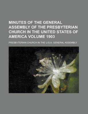 Book cover for Minutes of the General Assembly of the Presbyterian Church in the United States of America (1855)