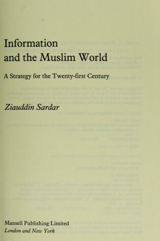 Cover of Information and the Muslim World