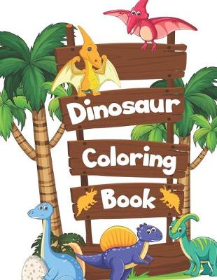 Book cover for Dinosaur Coloring Book