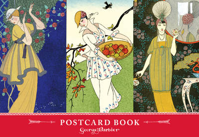 Book cover for The Art & Fashion of George Barbier Postcard Book