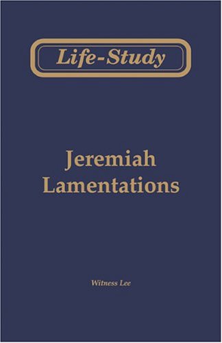 Book cover for Life-Study of Jeremiah and Lamentations