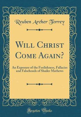 Book cover for Will Christ Come Again?