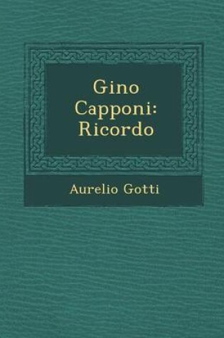 Cover of Gino Capponi