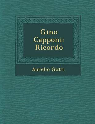 Book cover for Gino Capponi