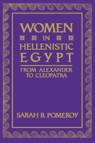 Cover of Women in Hellenistic Egypt