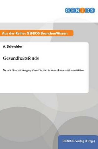 Cover of Gesundheitsfonds