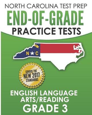 Book cover for North Carolina Test Prep End-Of-Grade Practice Tests English Language Arts/Reading Grade 3