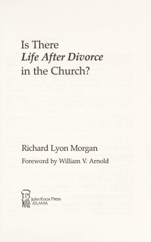 Book cover for Is There Life After Divorce in the Church?