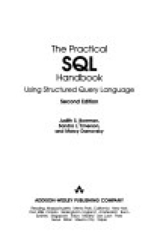 Cover of The Practical SQL Handbook