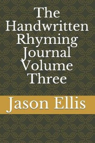 Cover of The Handwritten Rhyming Journal Volume Three