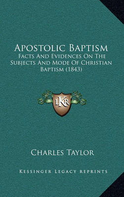 Book cover for Apostolic Baptism