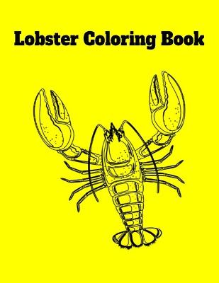 Book cover for Lobster Coloring Book