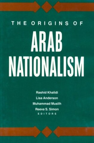 Cover of The Origins of Arab Nationalism