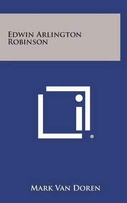 Book cover for Edwin Arlington Robinson