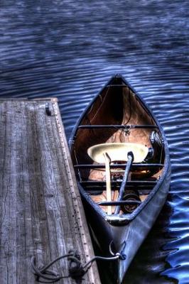 Book cover for Old Wooden Rowboat at the Dock at Dusk Journal