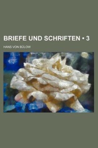 Cover of Briefe Und Schriften (3 )