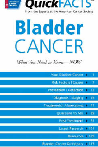 Cover of Quickfacts on Bladder Cancer