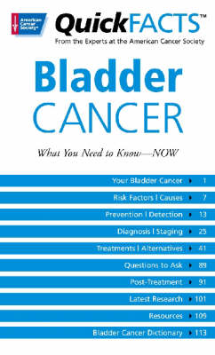 Book cover for Quickfacts on Bladder Cancer