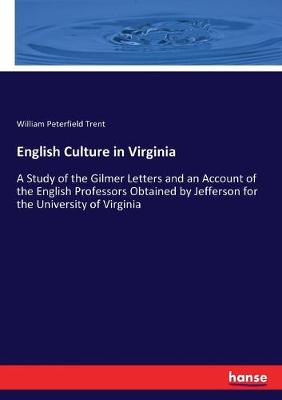 Book cover for English Culture in Virginia