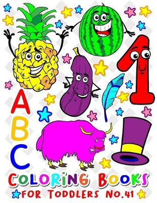 Book cover for ABC Coloring Books for Toddlers No.41
