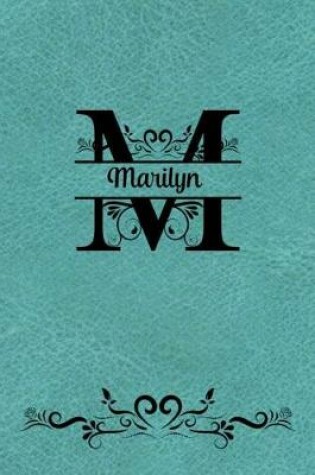 Cover of Split Letter Personalized Name Journal - Marilyn
