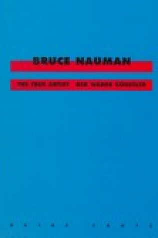 Cover of Bruce Nauman