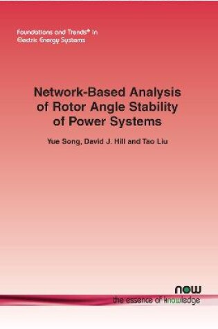 Cover of Network-Based Analysis of Rotor Angle Stability of Power Systems