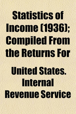 Book cover for Statistics of Income (1936); Compiled from the Returns for