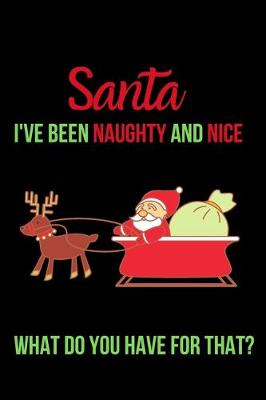 Book cover for Santa I've Been Naughty and Nice What Do You Have for That?